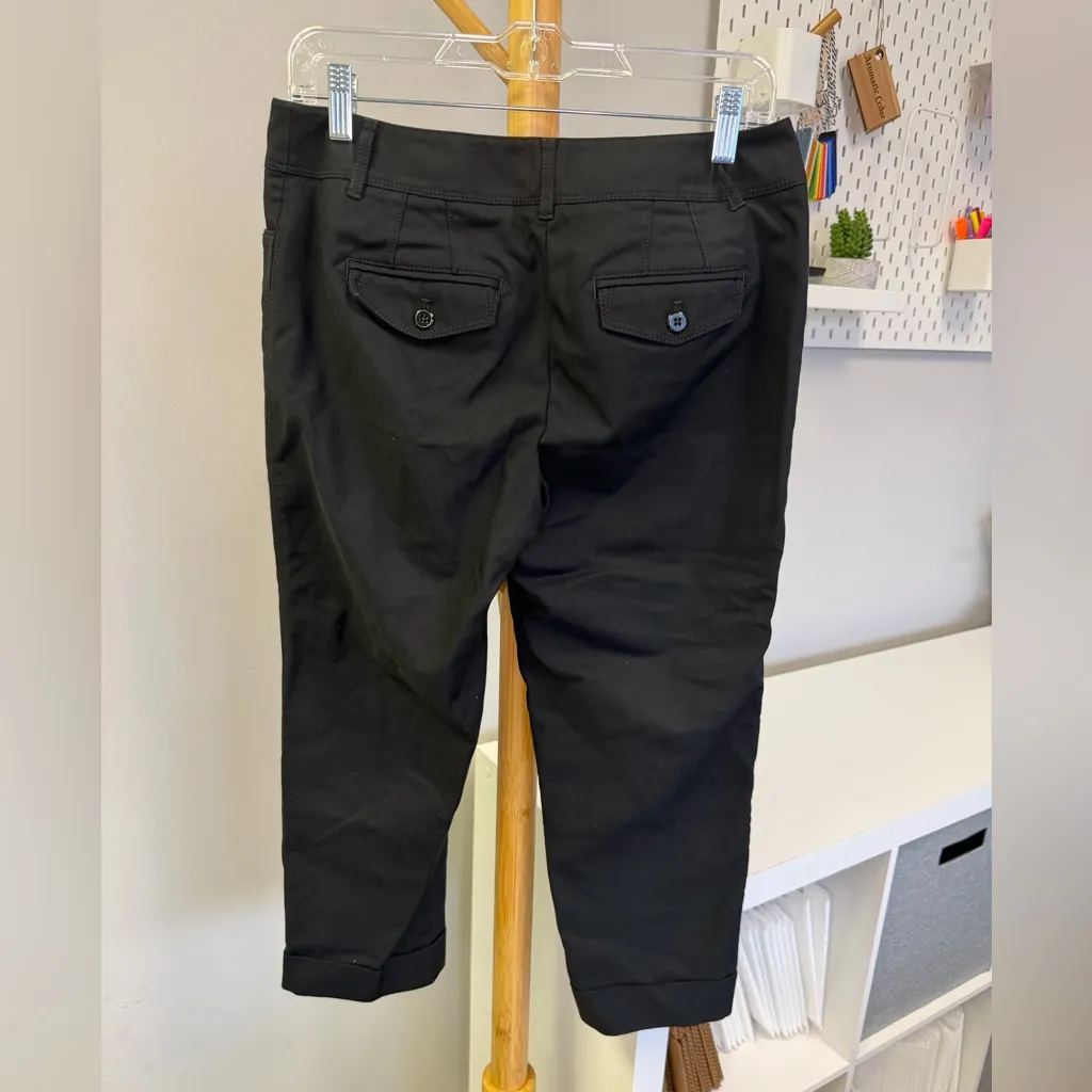 White House Black Market Perfect Form Slim Ankle Black Trouser Size 6 - Image 2