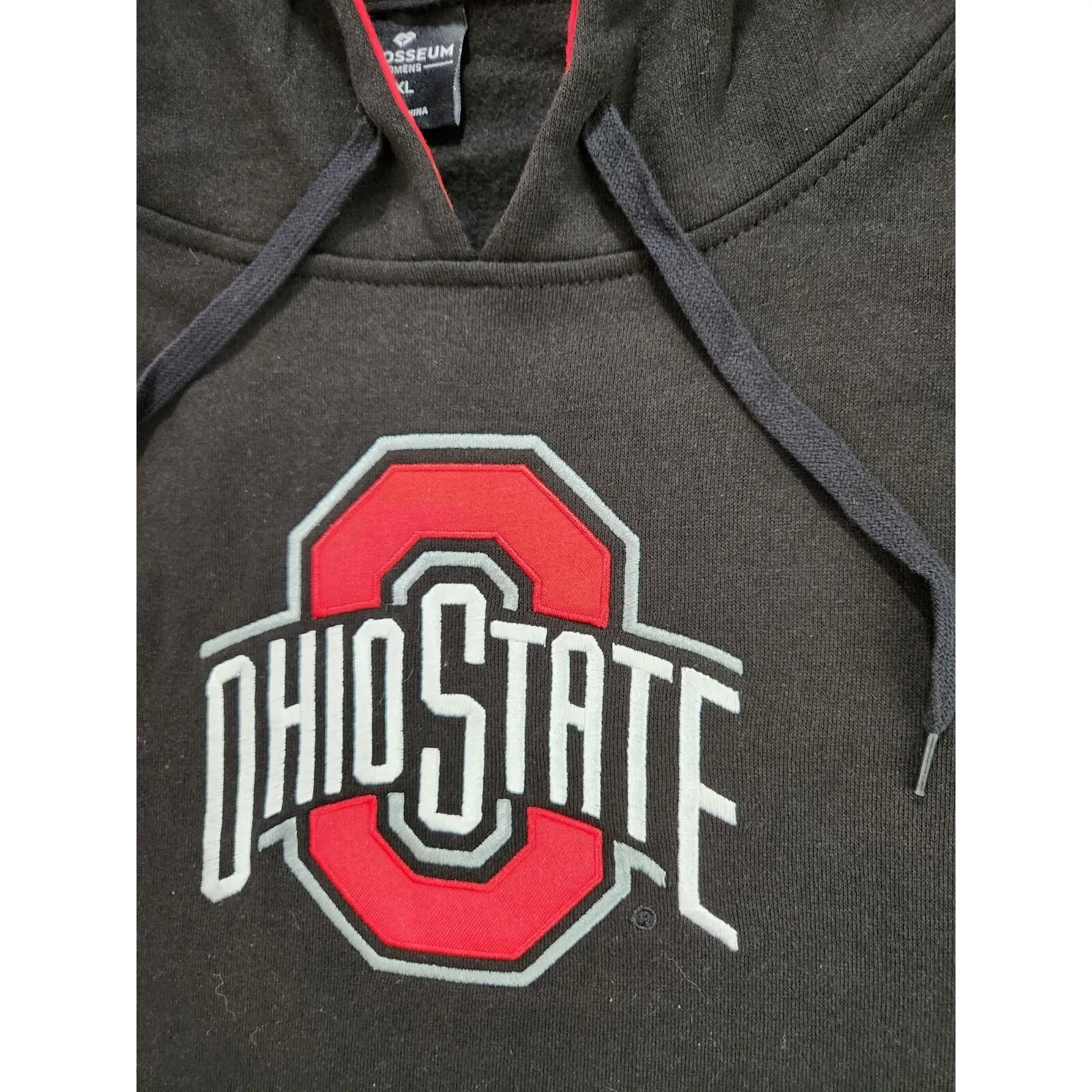 NWT Ohio State Colosseum Womens Pullover Hoodie Sweatshirt Football Logo SZ XXL - Image 2