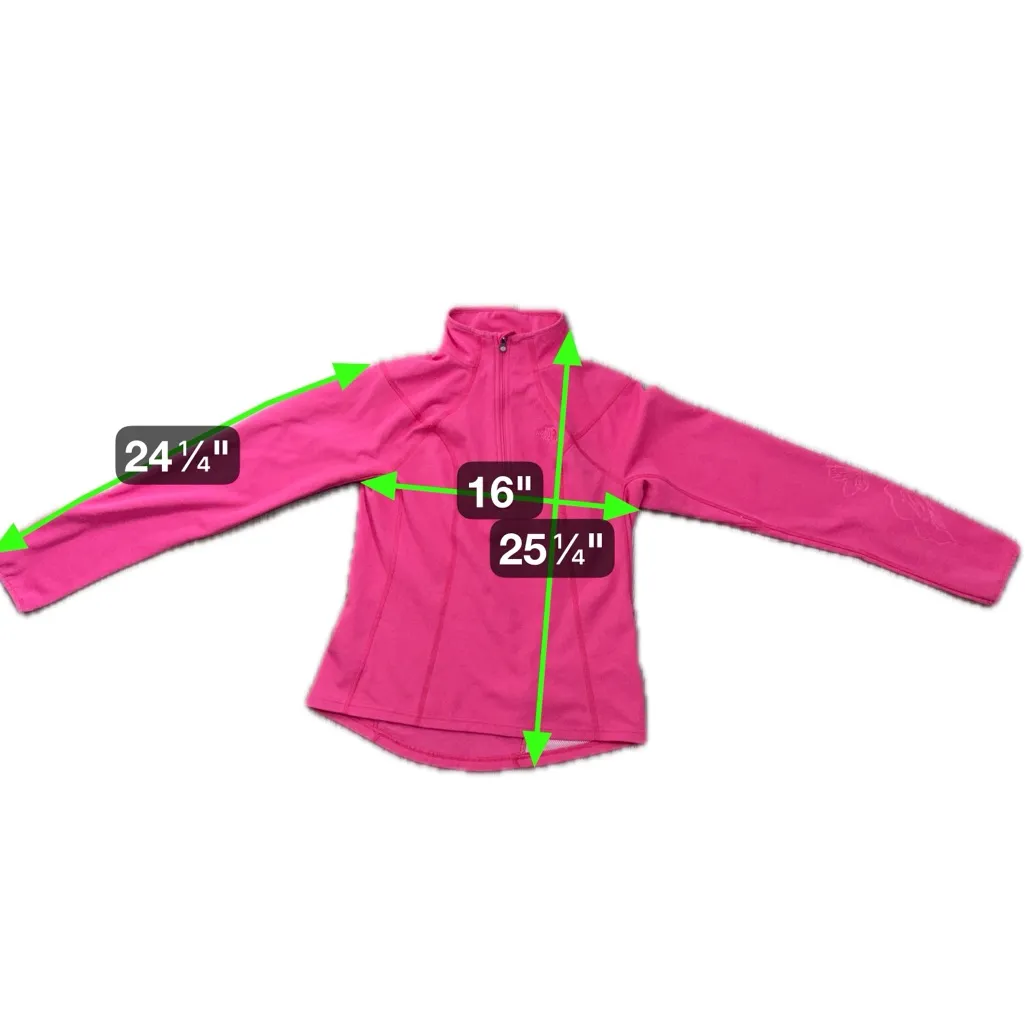 The North Face Pink Women's Quarter Zip Pullover | M - Image 5