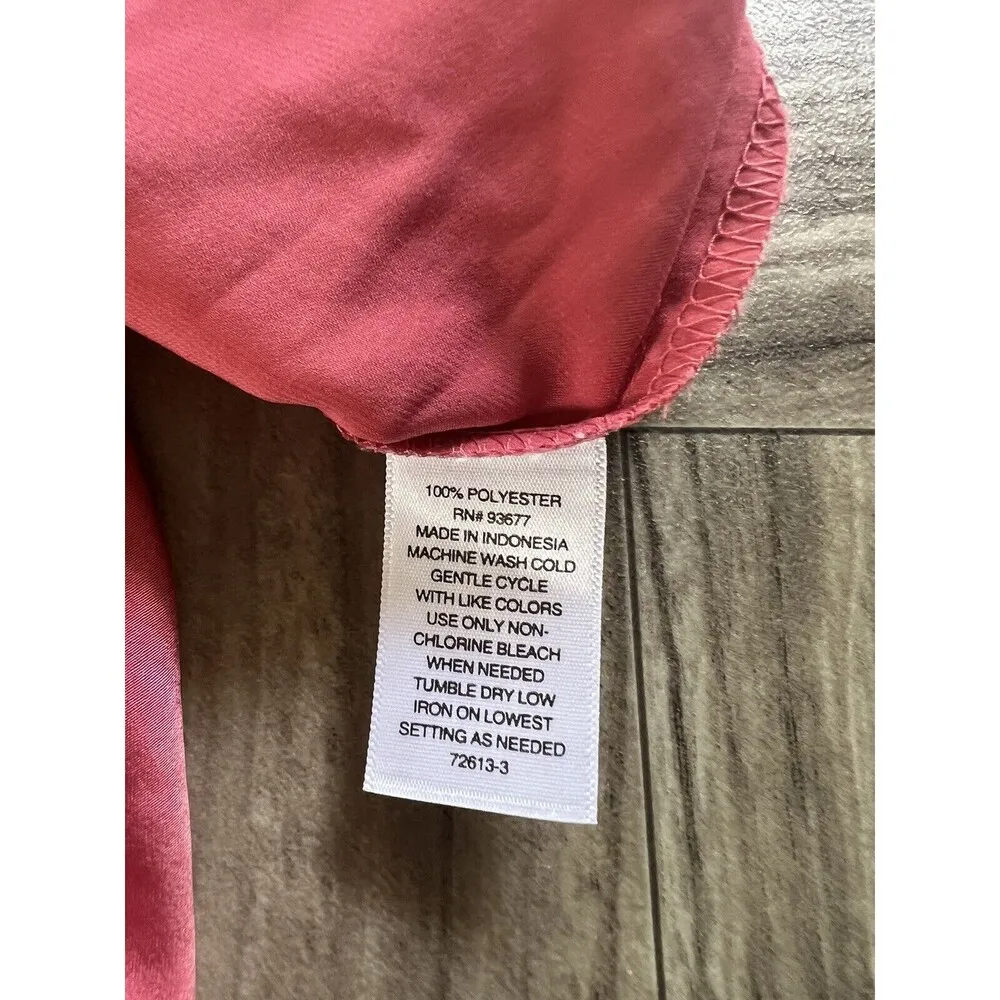 WORTHINGTON WOMENS SLEEVELESS SLATE ROSE TOP PLUS Size XL - Image 8