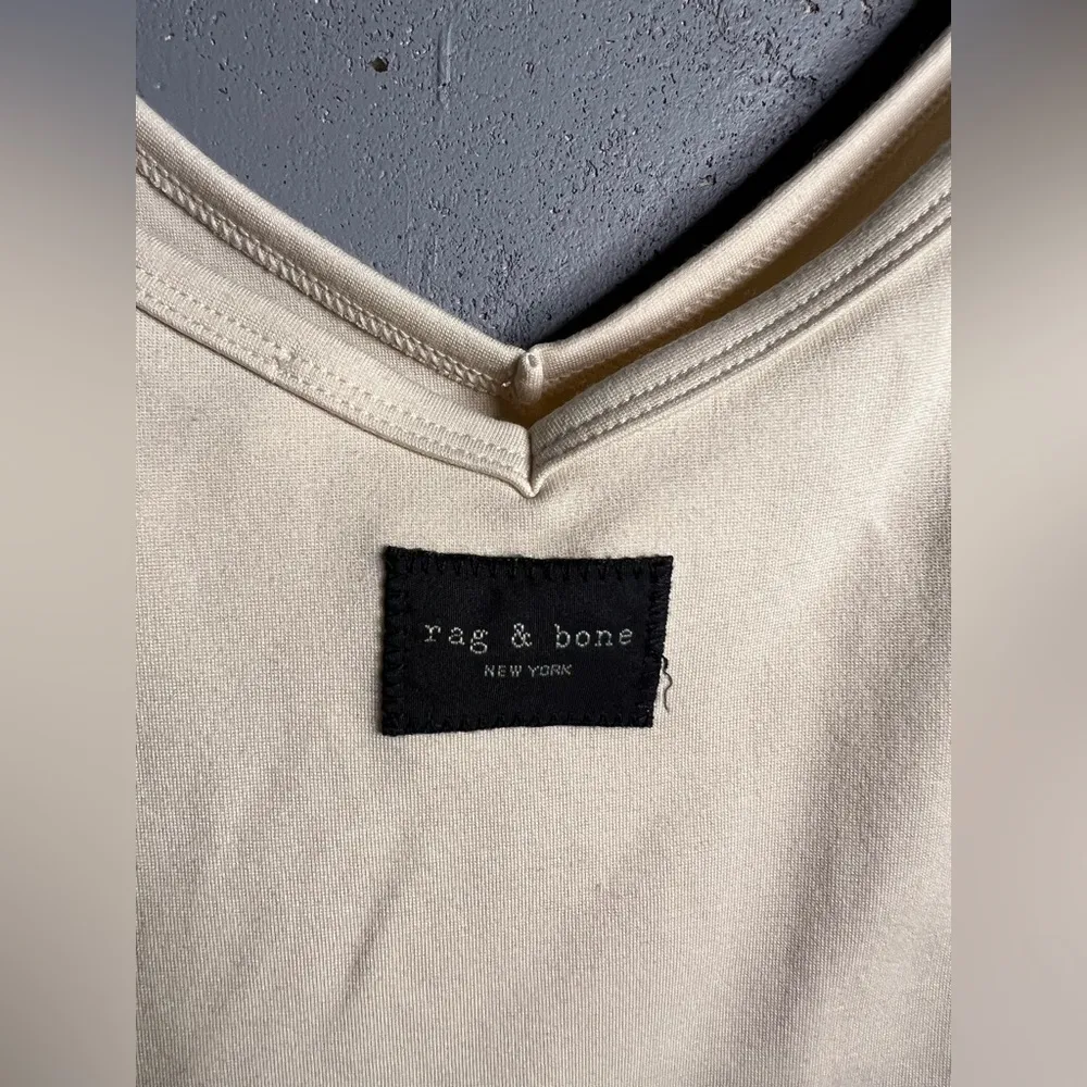 Rag & Bone. Off-White Archetype Roxie Bodysuit Size XS - Image 6