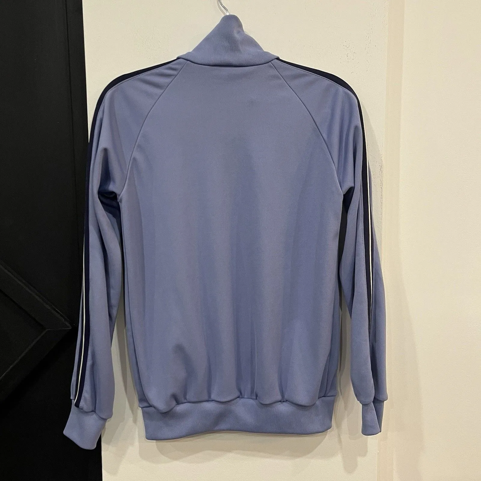 Vintage Wilson Women’s Track Tennis Purple Jacket Zip Up Size Medium Tall - Image 4