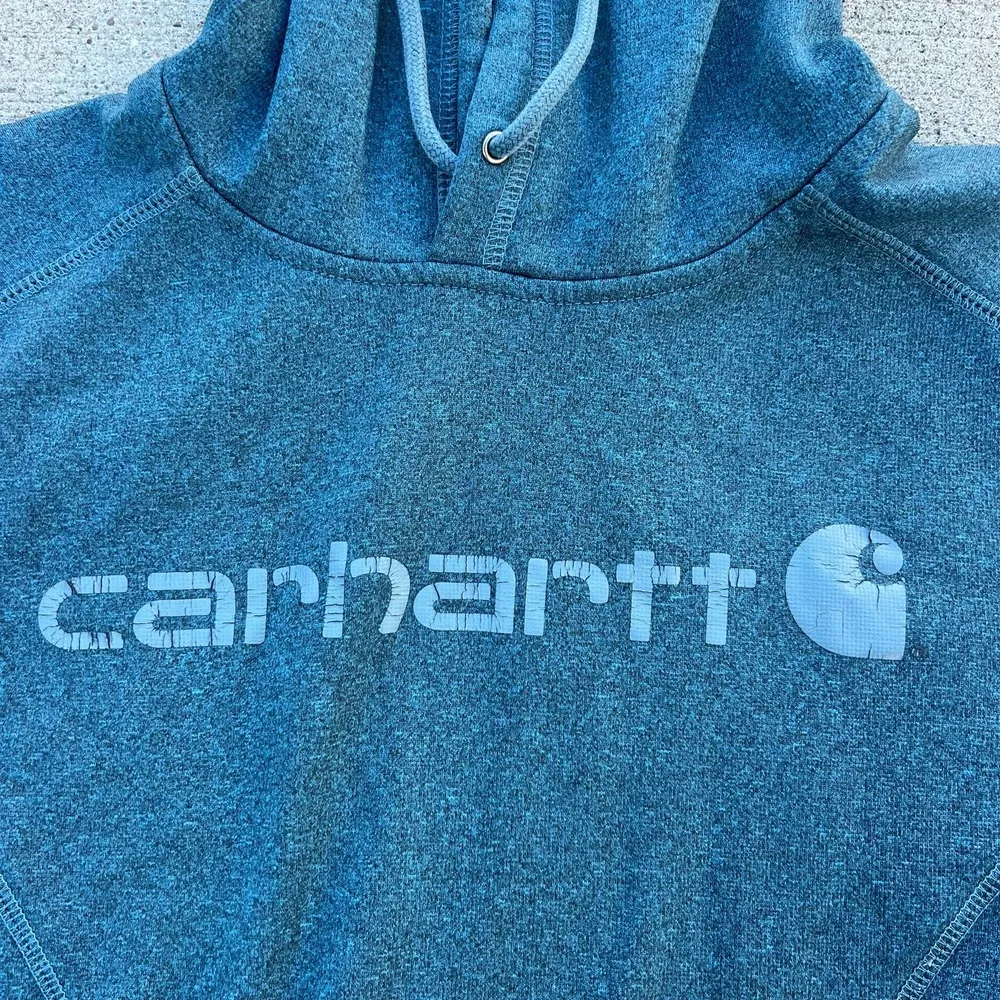 Carhartt  Force Extremes Signature Graphic Hoodie green sweatshirt MEDIUM - Image 5