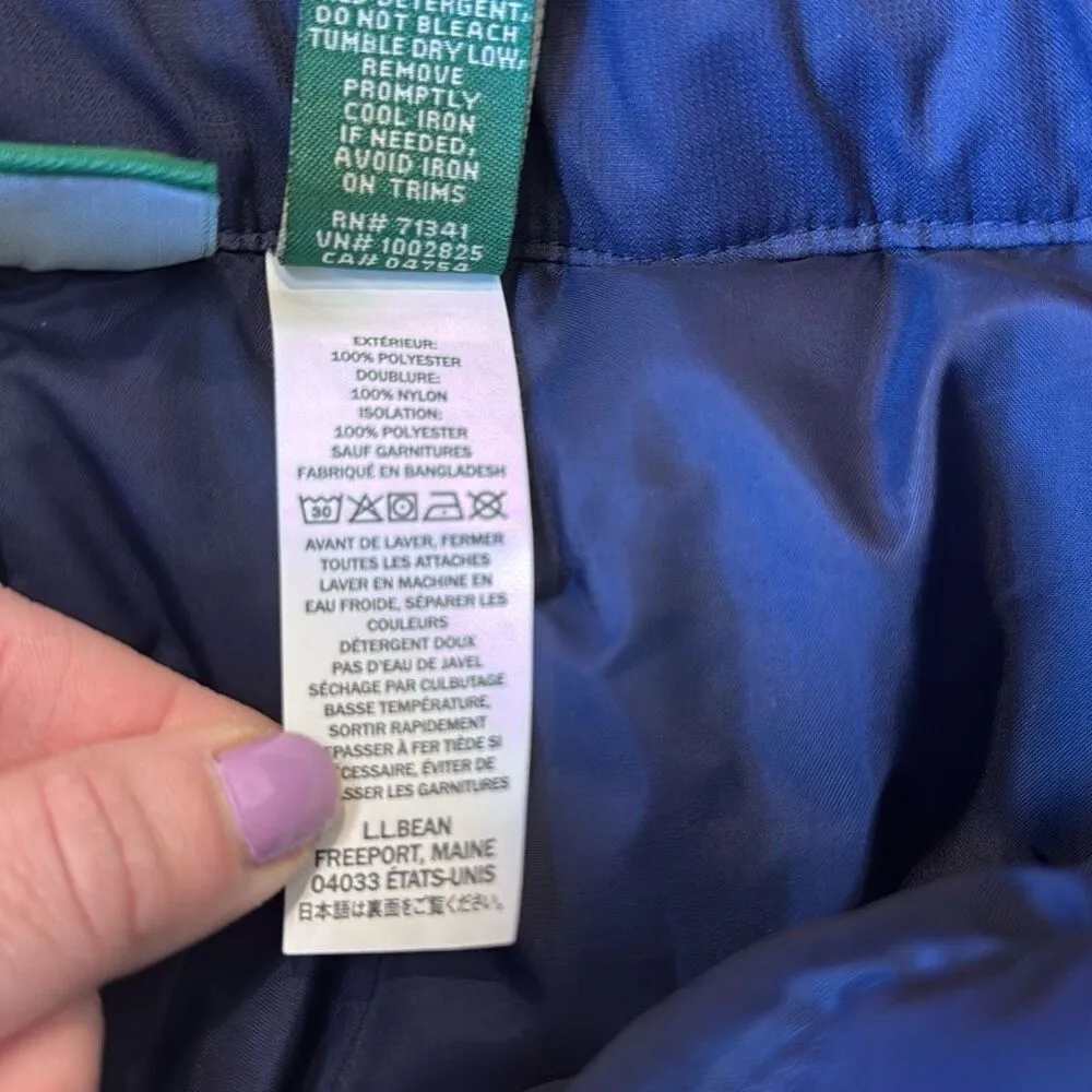 L.L. Bean navy insulated snowpants size small - Image 7