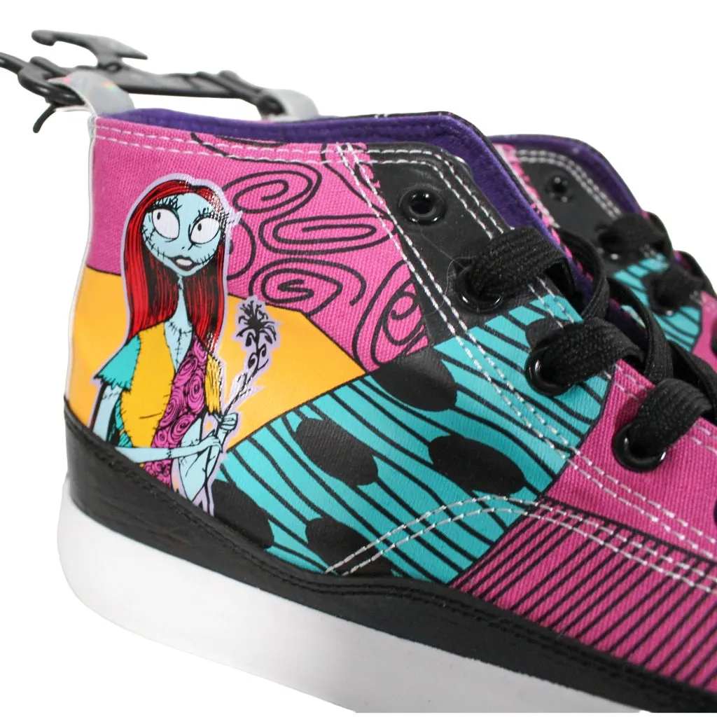 NWT Nightmare Before Christmas High Top Sneakers Pastel Goth Size 8 Pink - Image 4