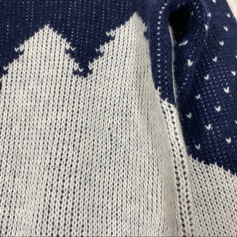 NEW J Crew Intarsia Ski Scene Knit Sweater size XS NWT *flawed - Image 8