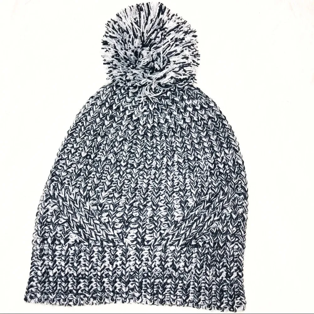 Rebecca Minkoff knit winter beanie Pom Pom hat - Image 3