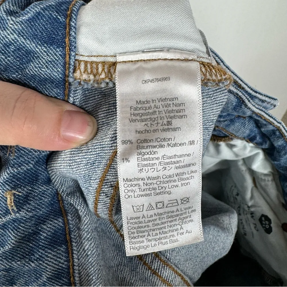 Madewell The Petite Curvy Perfect Vintage Jean in Banner Wash Size 32P - Image 9