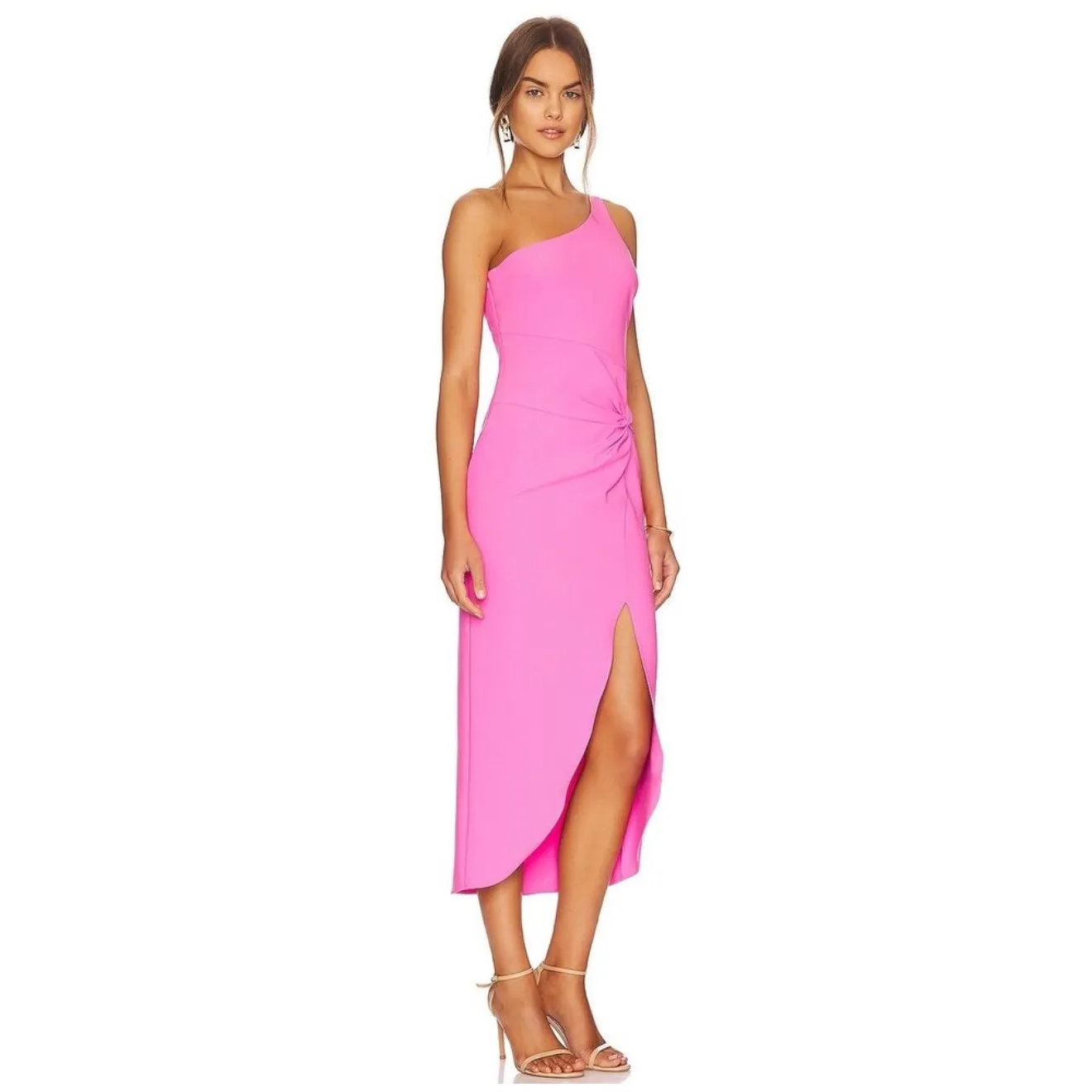 NWT LIKELY Merilou Midi Dress in Pink Sugar Sz 8‎ $378 - Image 2