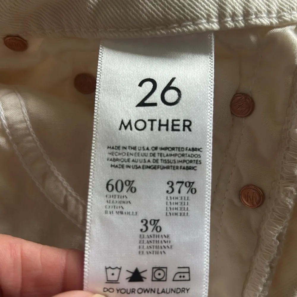 MOTHER The Looker Crop Bump In The Night Jeans Size 26 - Image 15
