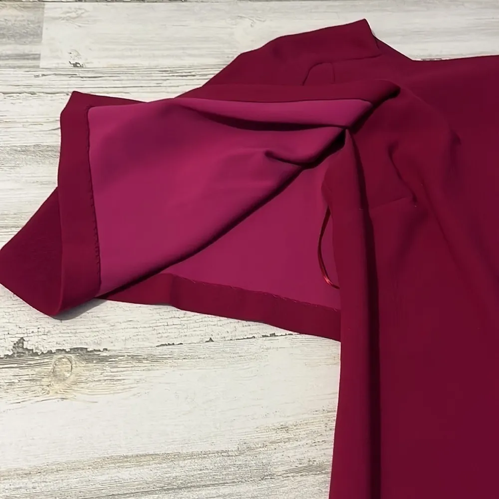 Trina Turk Fuchsia Cape short sleeve dress size 6 - Image 6