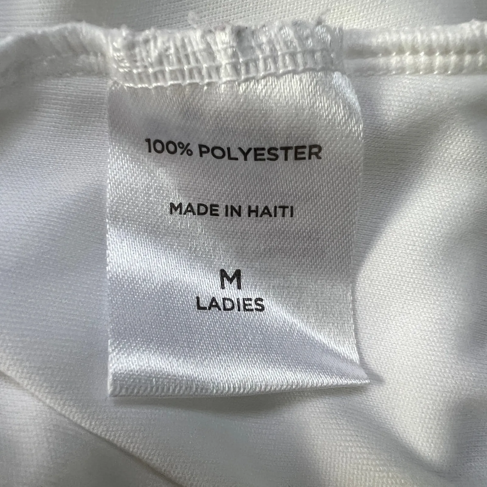 Sport-Tek Women's Activewear White Tee Size Medium - Image 8