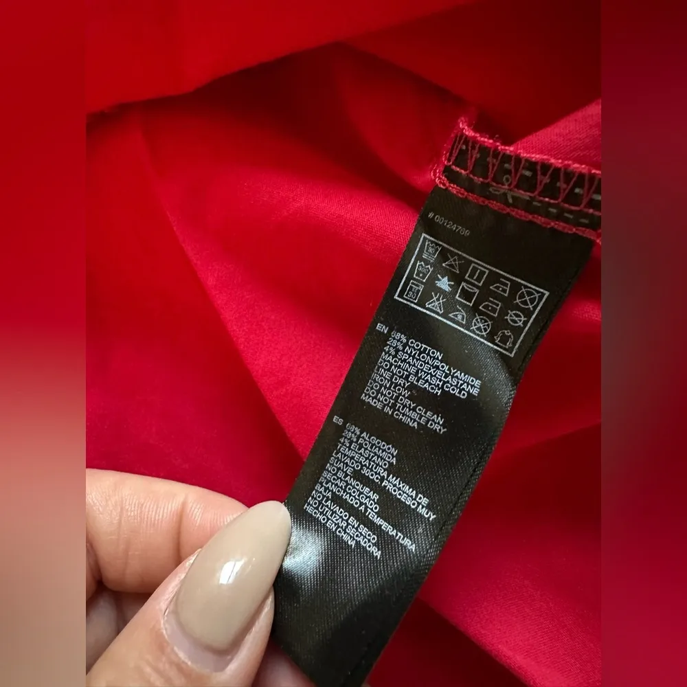 F21 peplum woven button down shirt - Image 6