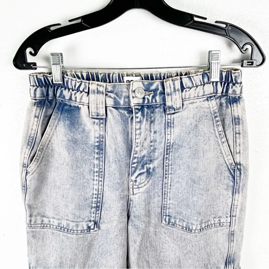 BDG Urban Outfitters Blue Cargo Pockets Distressed High Rise Skate Jeans 27 - Image 8