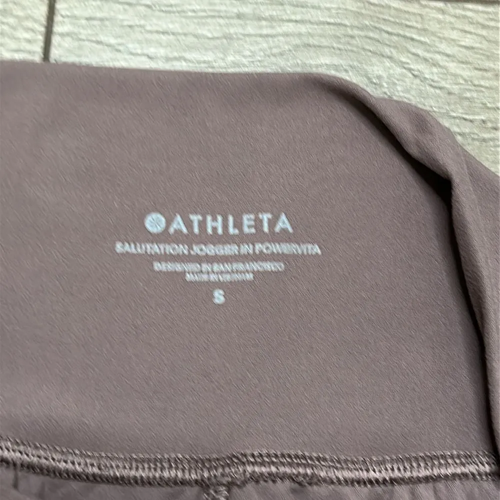 Athleta Salutation Jogger High Rise Mauve Pink‎ Active Yoga Pants Size Small - Image 12