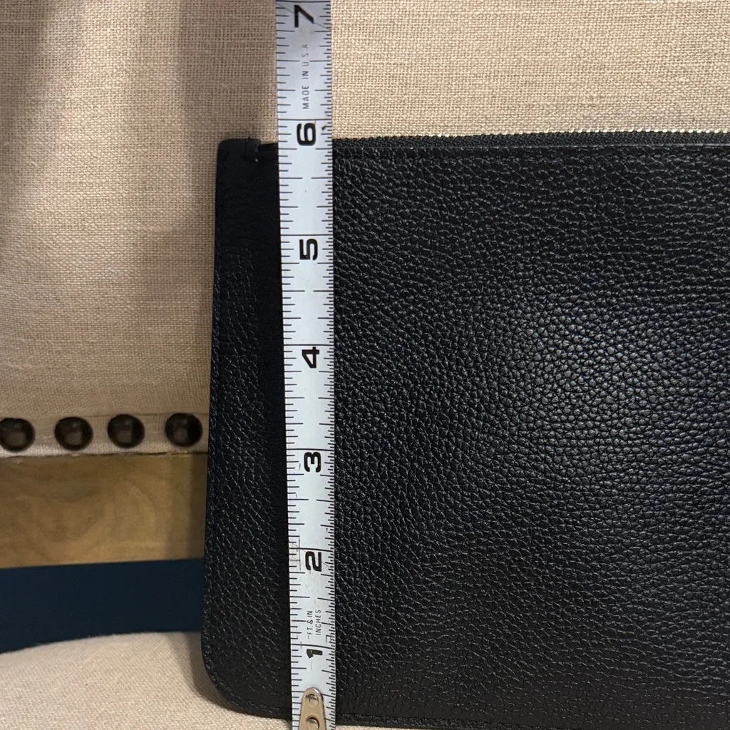 Kate Spade Pebbled Black Leather Cosmetic Case - Image 5