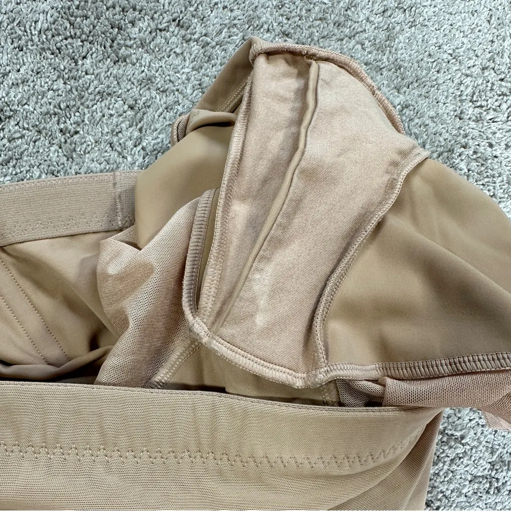 Honeylove Women’s SuperPower High Compression Breathable Sculpt Shorts Sand XL - Image 12