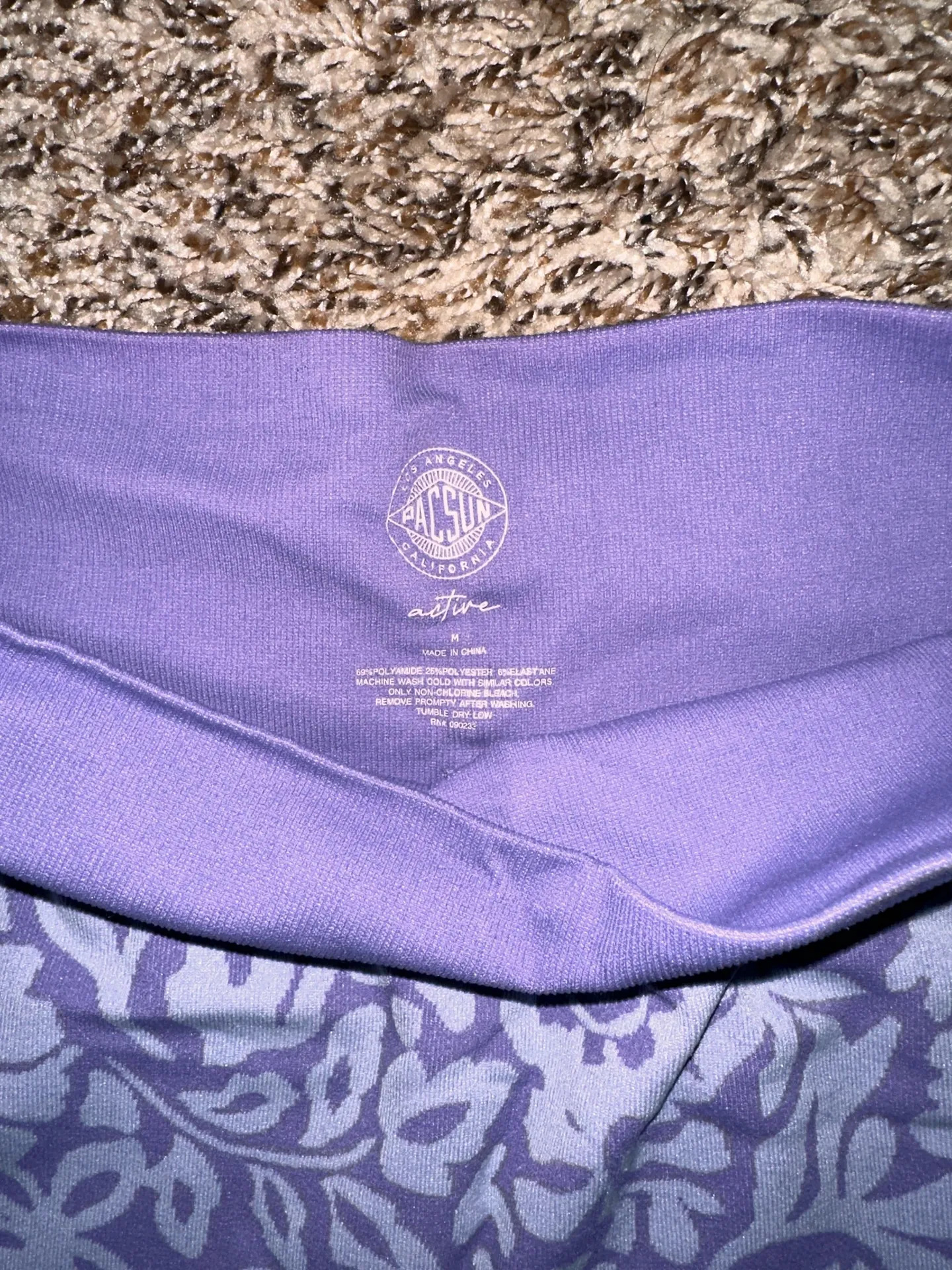 Pacsun active sports bra and biker shorts - Image 3