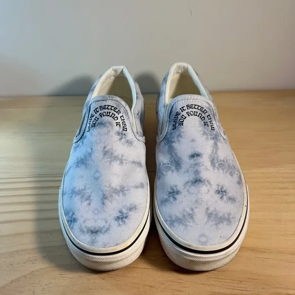 Vans x Parks Project Classic Blue Slip-On Shoe Women's Size 6.5 - Image 2