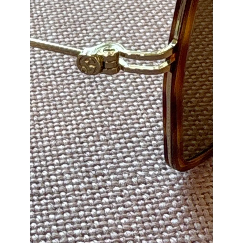 Gucci Square Sunglasses in Havana Gold Brown GG1848S-002 Sunnies - Image 8