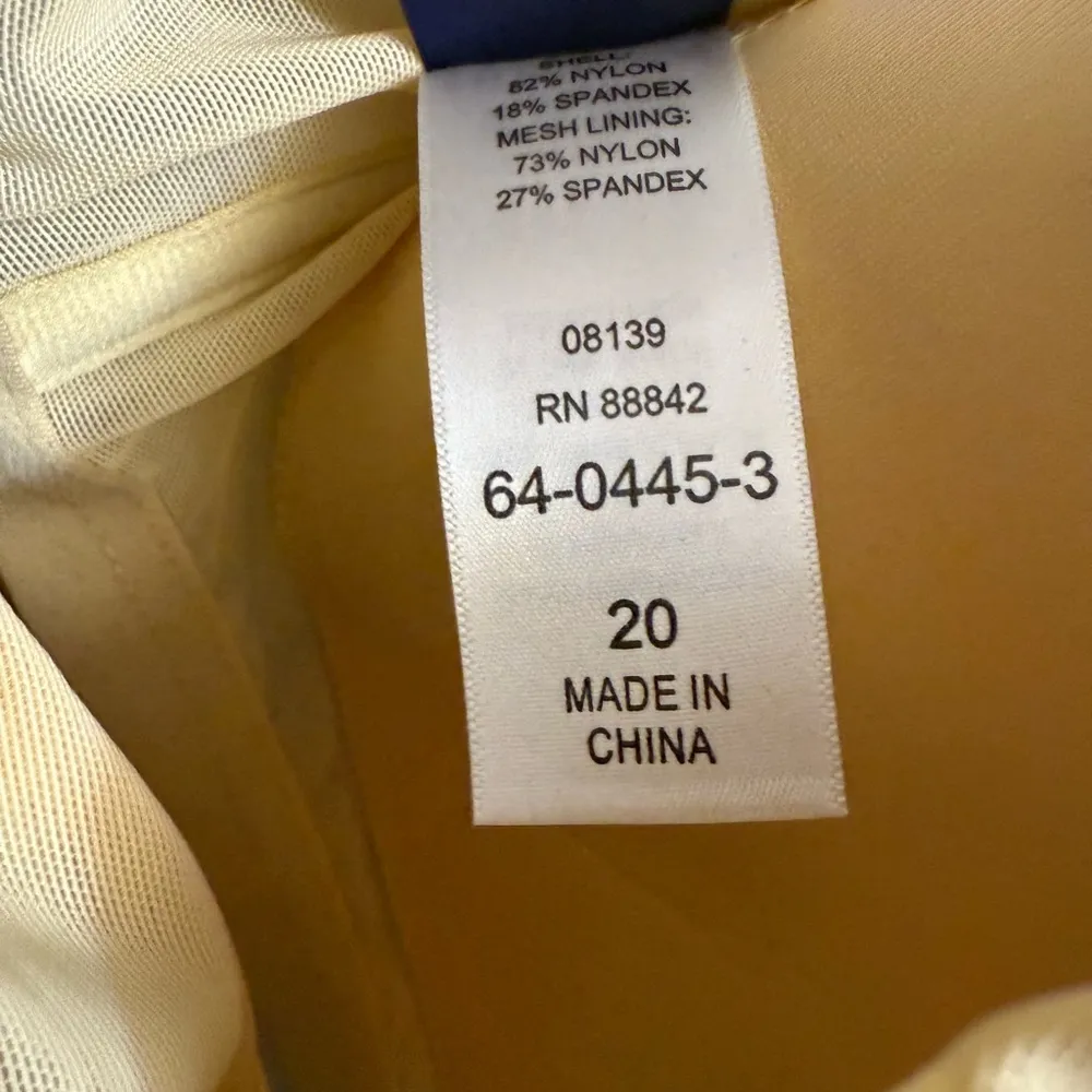 Swimsuit for all Colorful Striped Tankini Top Size 20‎ Blue - Image 5