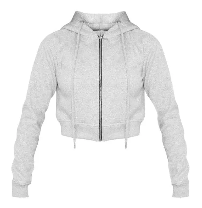 Pretty Little Thing cropped zip up - Image 2
