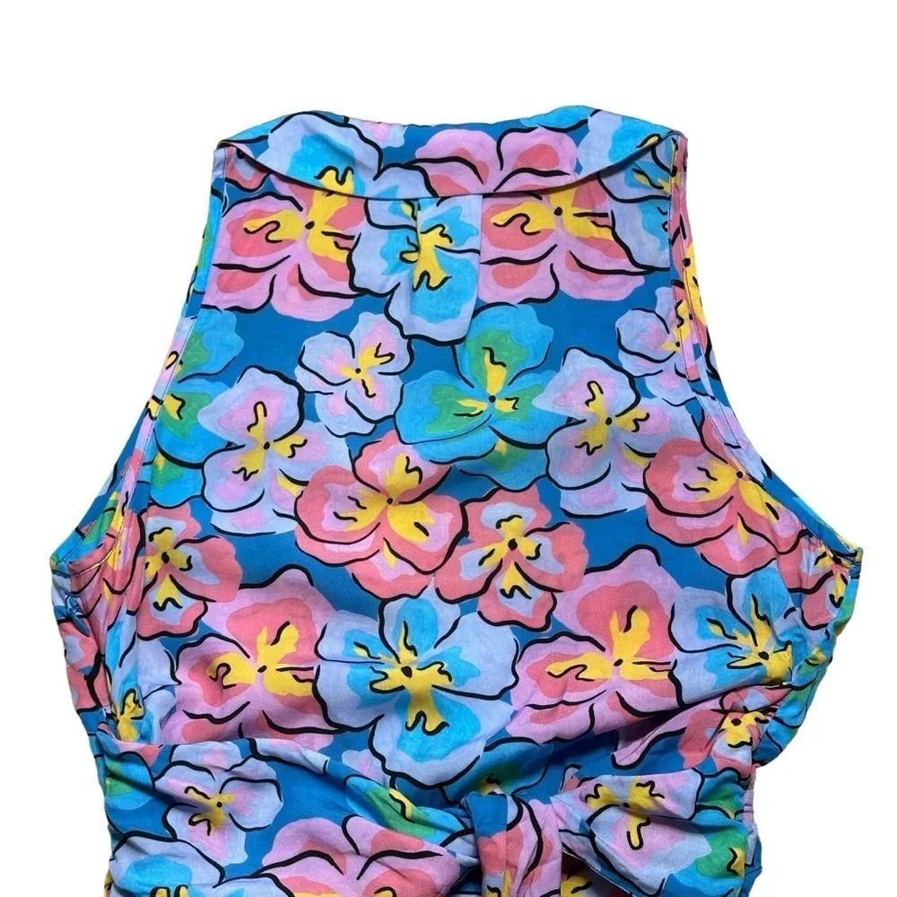 For Love & Lemons Tropical Floral Yasmin Mini Dress US S - Image 9