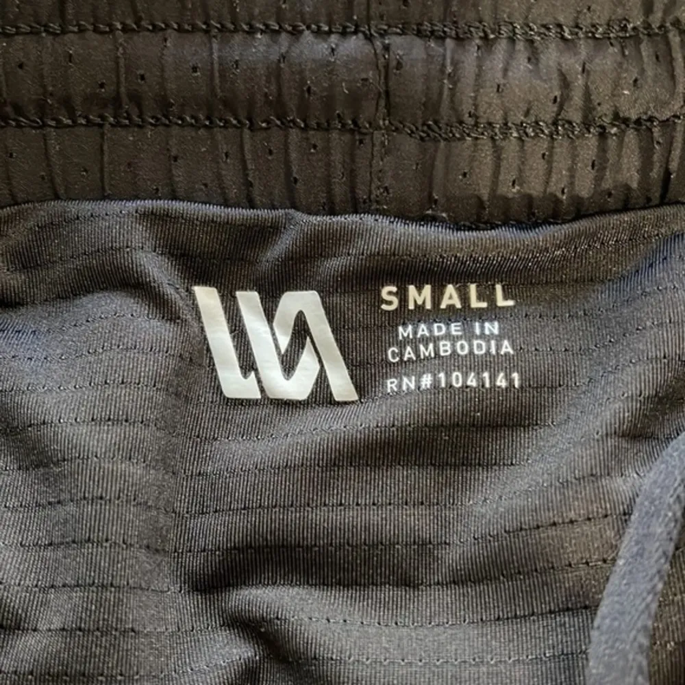 RVCA Black Running Shorts Size Small GUC #7360 - Image 4