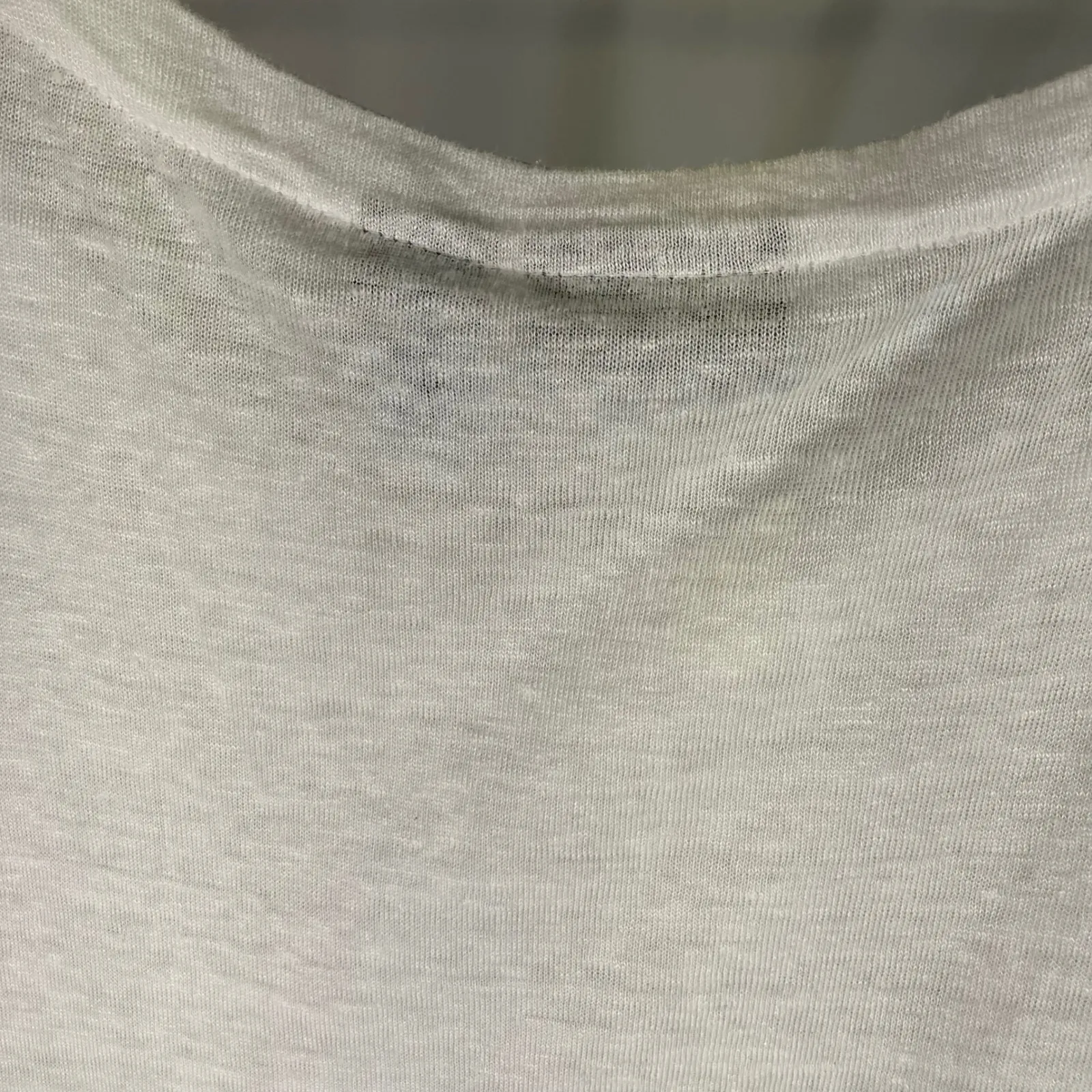 Adrienne Vittadini White Linen Dolman Sleeve Top Blouse Plus Size 2X Coastal - Image 7