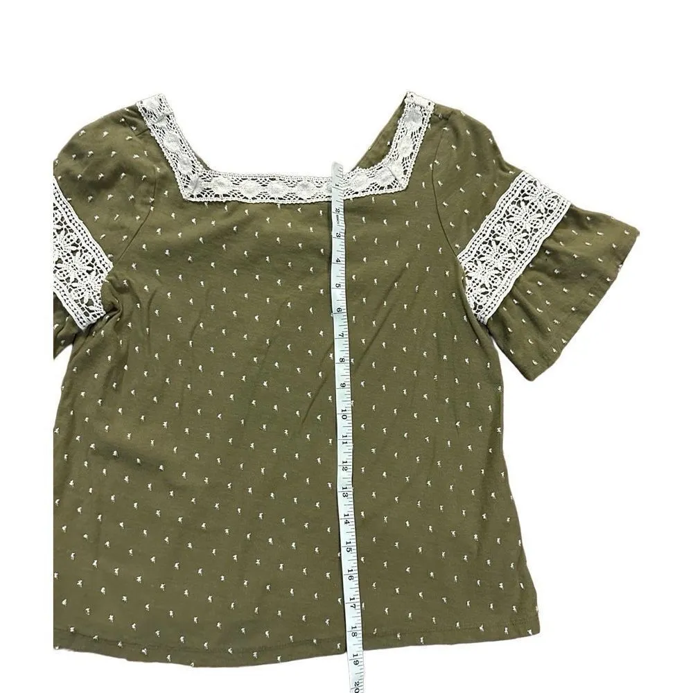 Maeve Venezia Textured Lace Top Sz XS - Image 10