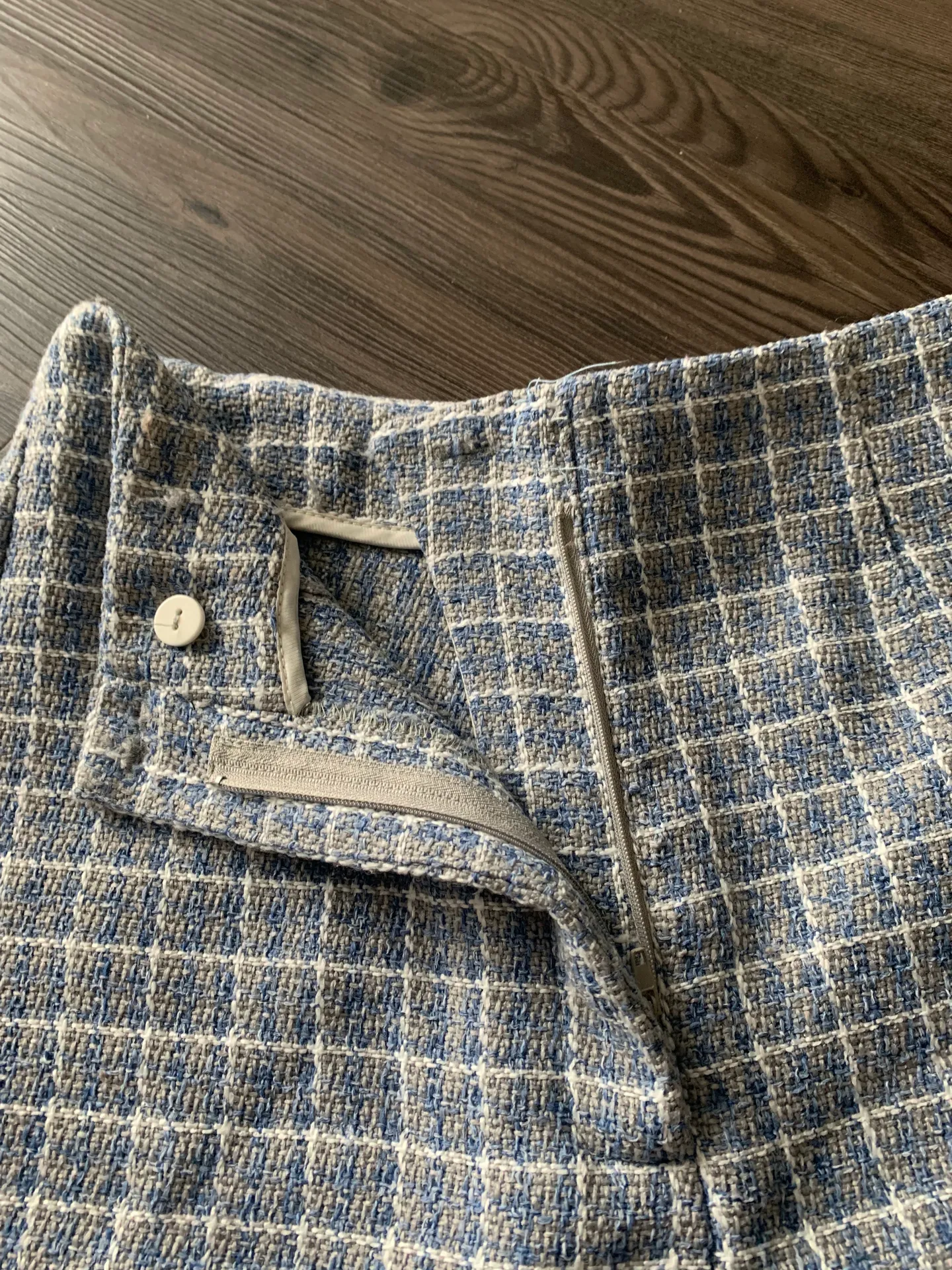 Tweed High Waist Shorts - Image 3