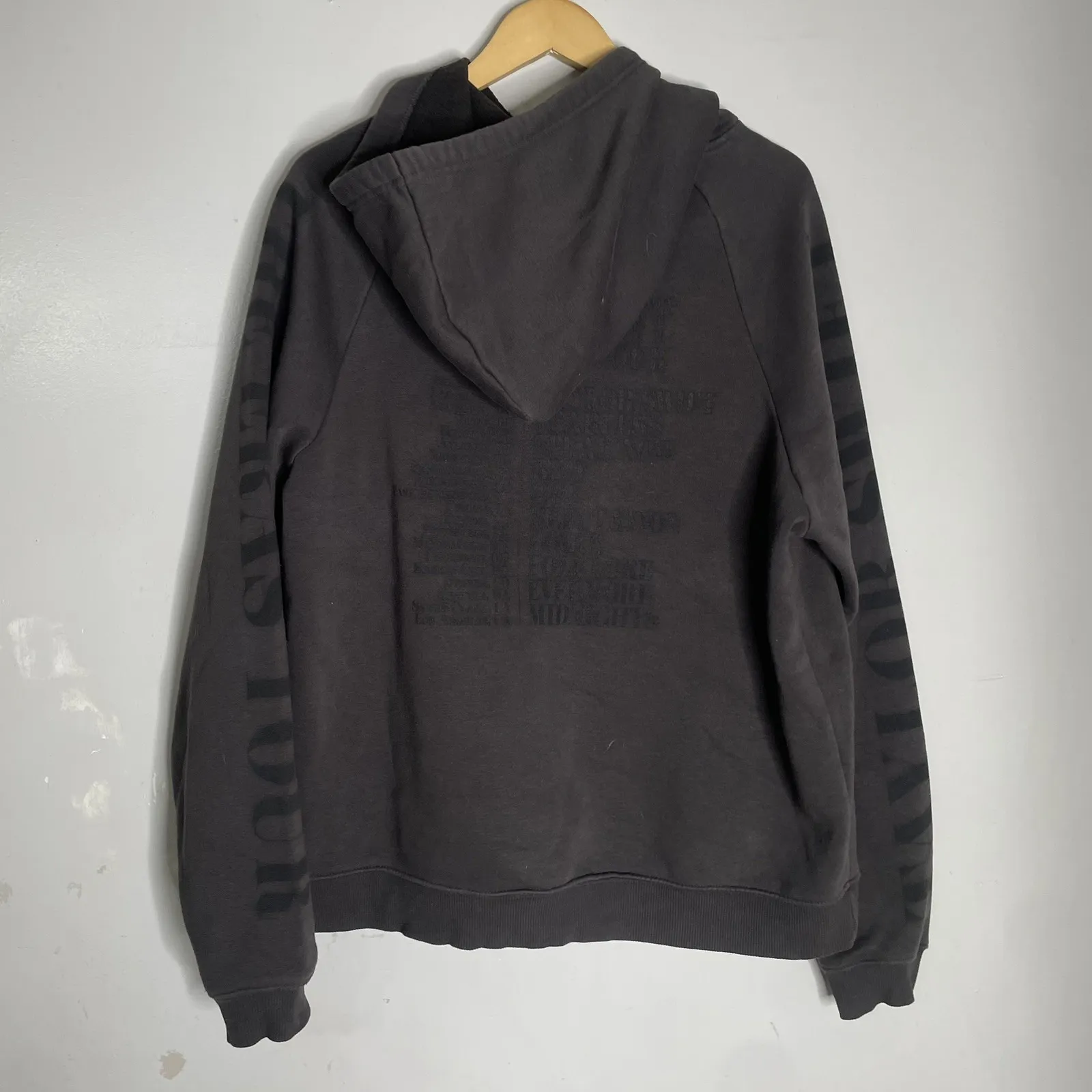 Taylor Swift The Eras Tour Black Hoodie Medium Sleeve Print 2023 Concert Merch - Image 5