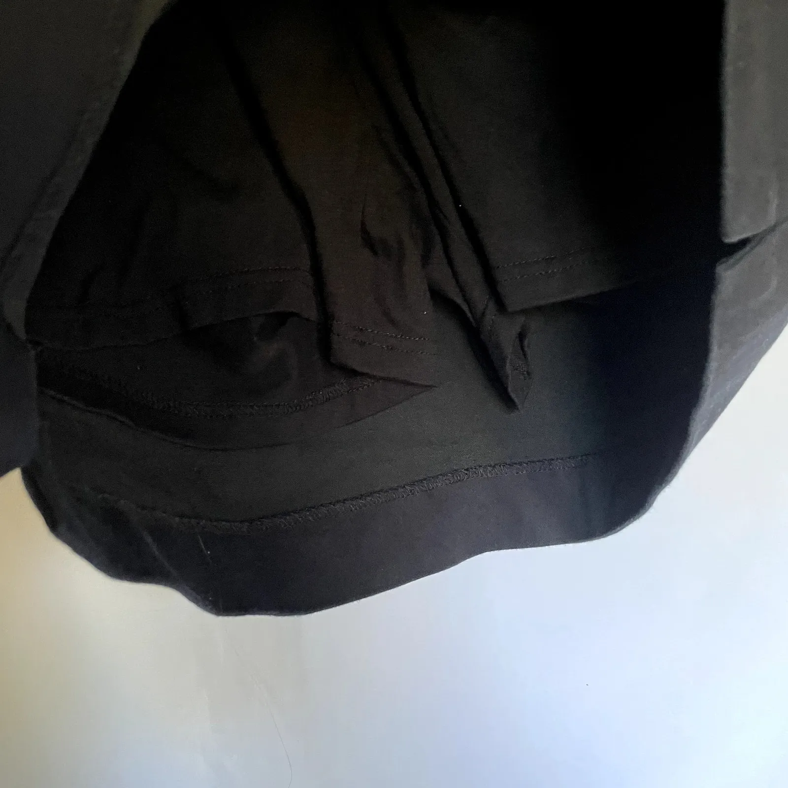 Croft & Barrow the effortless stretch skort black skirt women's 4 reg cotton - Image 3