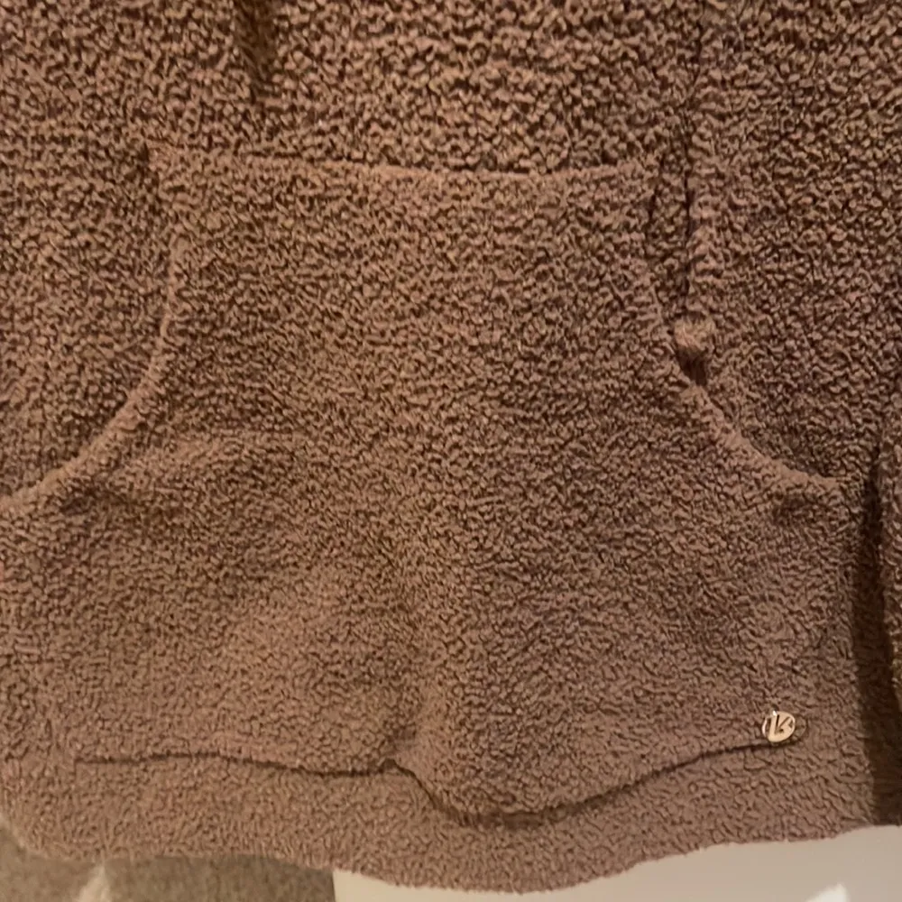 Womens Buff Bunny Loop Yarn Teddy Hoodie - Image 5