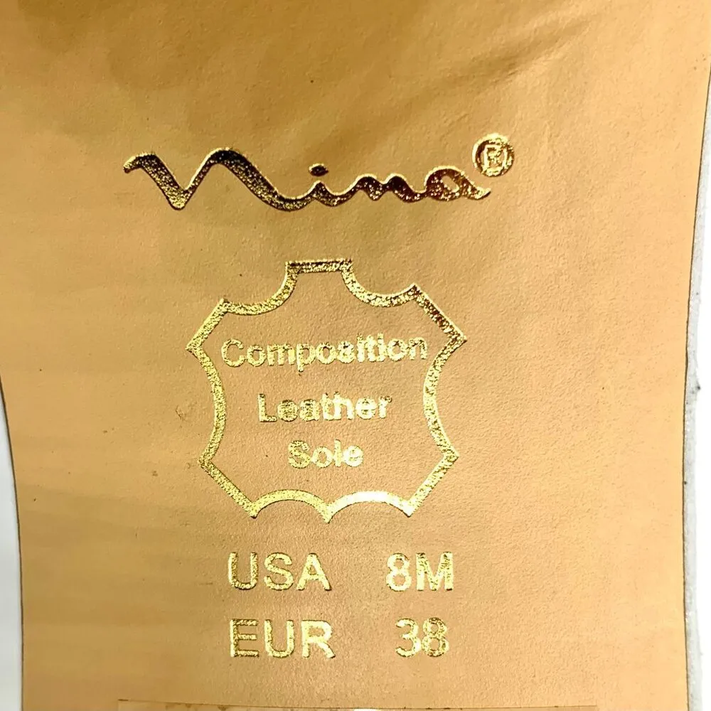 Silver Sparkly Ankle Strap Heels Dressy Block Heel Shoes 8 Rhinestone Prom Bride - Image 9