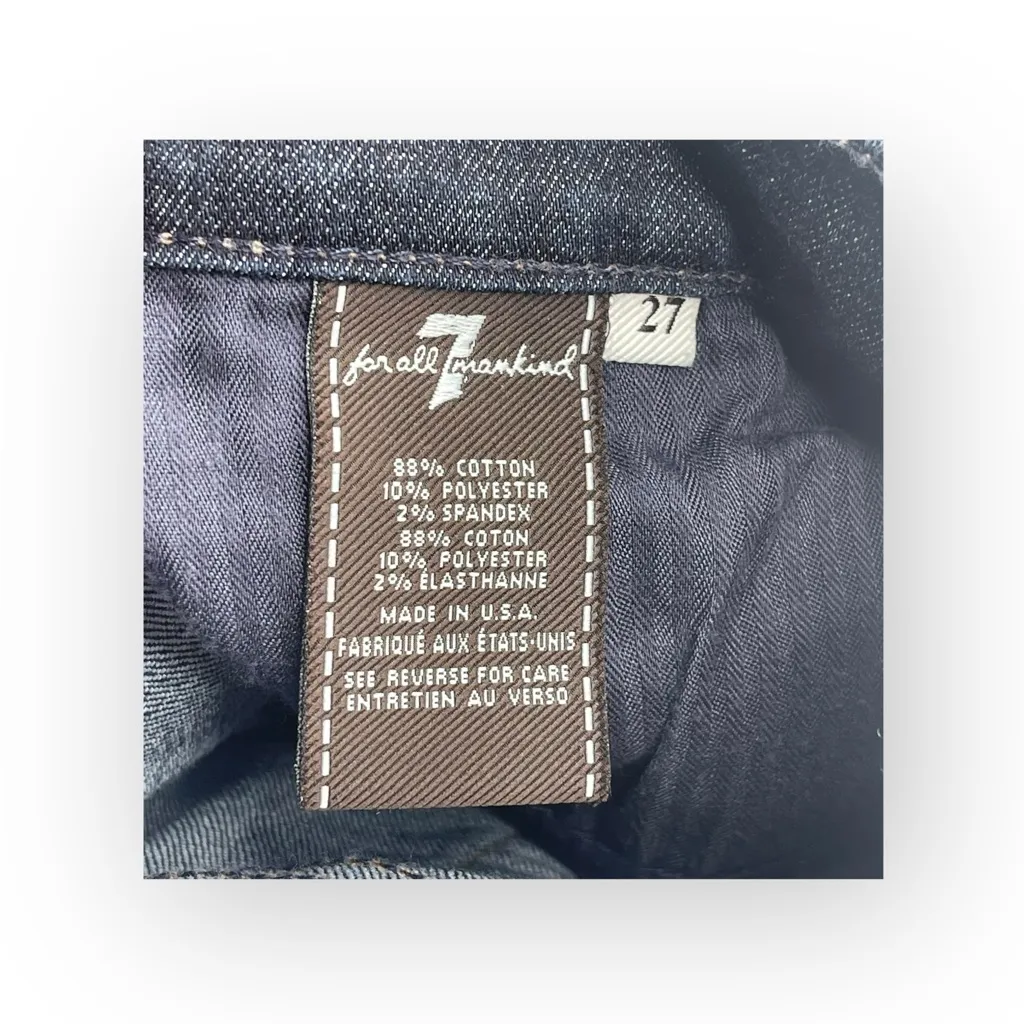 new 7 For All Mankind® ㋛ Mid Rise Straight Leg Denim Jeans ㋛ Dark Mercer ㋛ 27 - Image 11