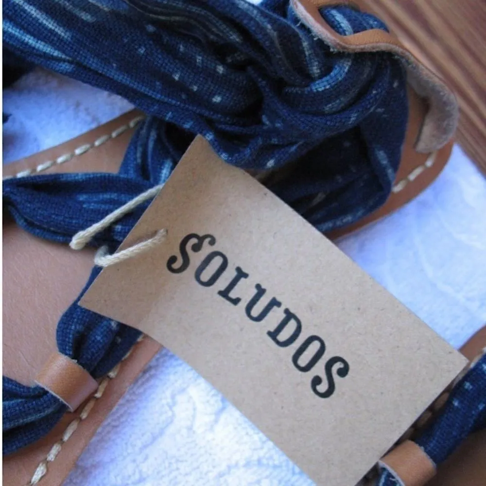 NWT Soludos Indigo Blue Sandals - Image 5