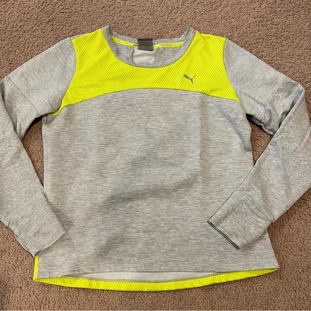 Ladies (Junior/ Youth) PUMA Damen Transition Crew Sports Top - Image 8
