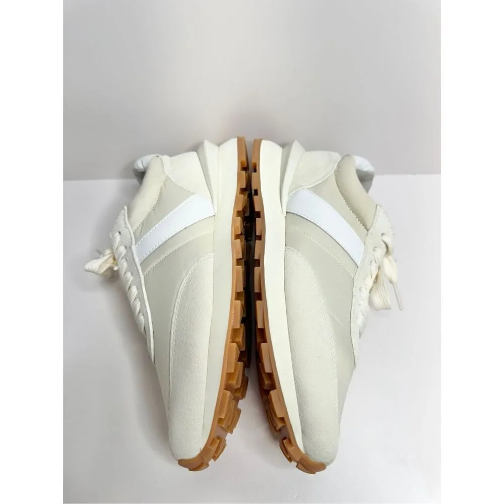J/Slides Sneakers Size 7 Cream Leather Lifestyle Athletic and Training Shoes NEW - Image 12