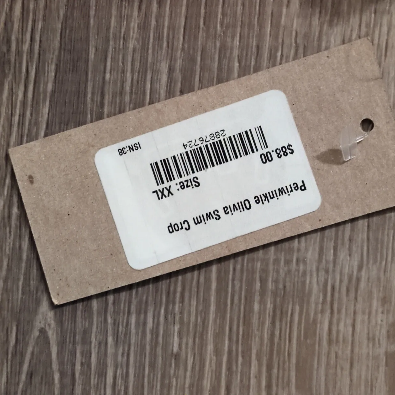 Albion Periwinkle Olivia Swim Crop Top Size XXL - Image 2