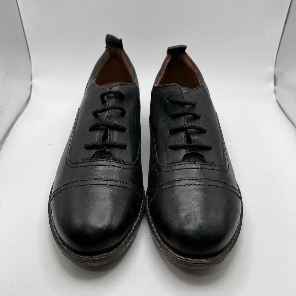 NWOB Josef Seibel Womens Sienna 85 Black Leather Oxfords Lace Up Cap Toe 41 US10 Size 10 - Image 3