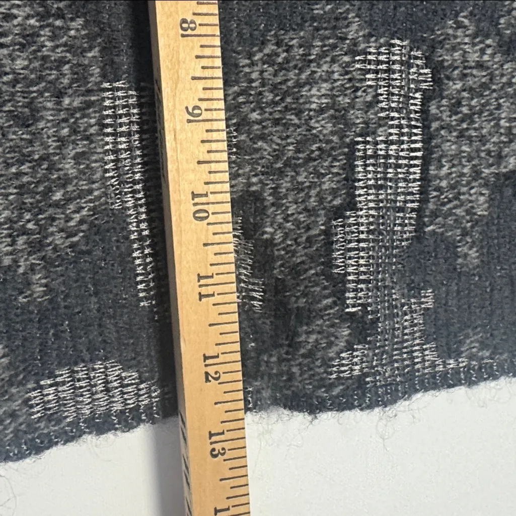 Lauren Ralph Lauren Lambswool Scarf Blend, Dark Grey Winter Cold Trendy One Size - Image 5