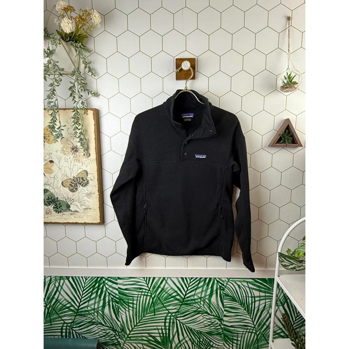 Patagonia  Black Lightweight Better Sweater® Marsupial Pullover - Size - Small - Image 2