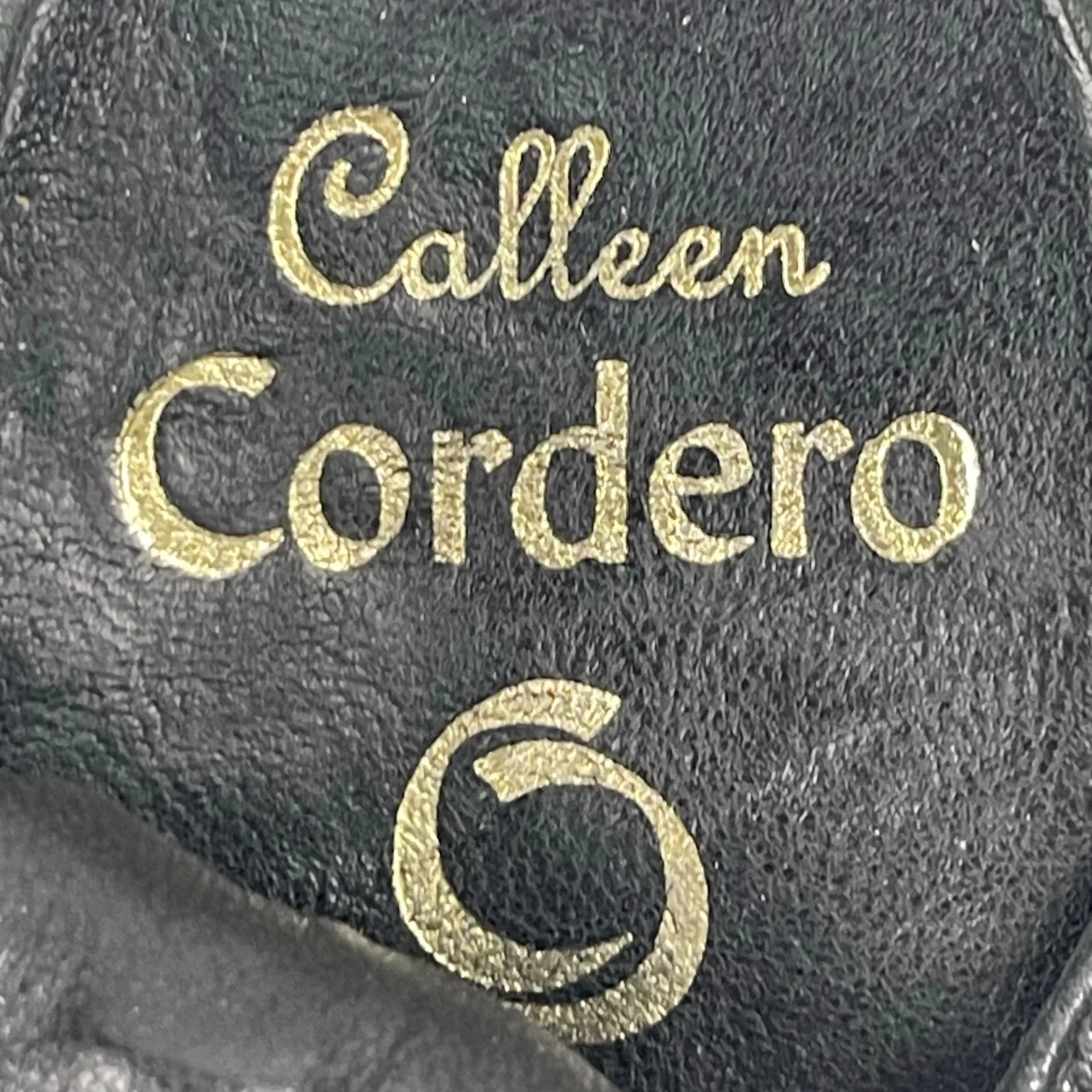 Calleen Cordero Women Black Open Toe Paltform Heels Ankle Strap Sandals Size 8.5 - Image 6