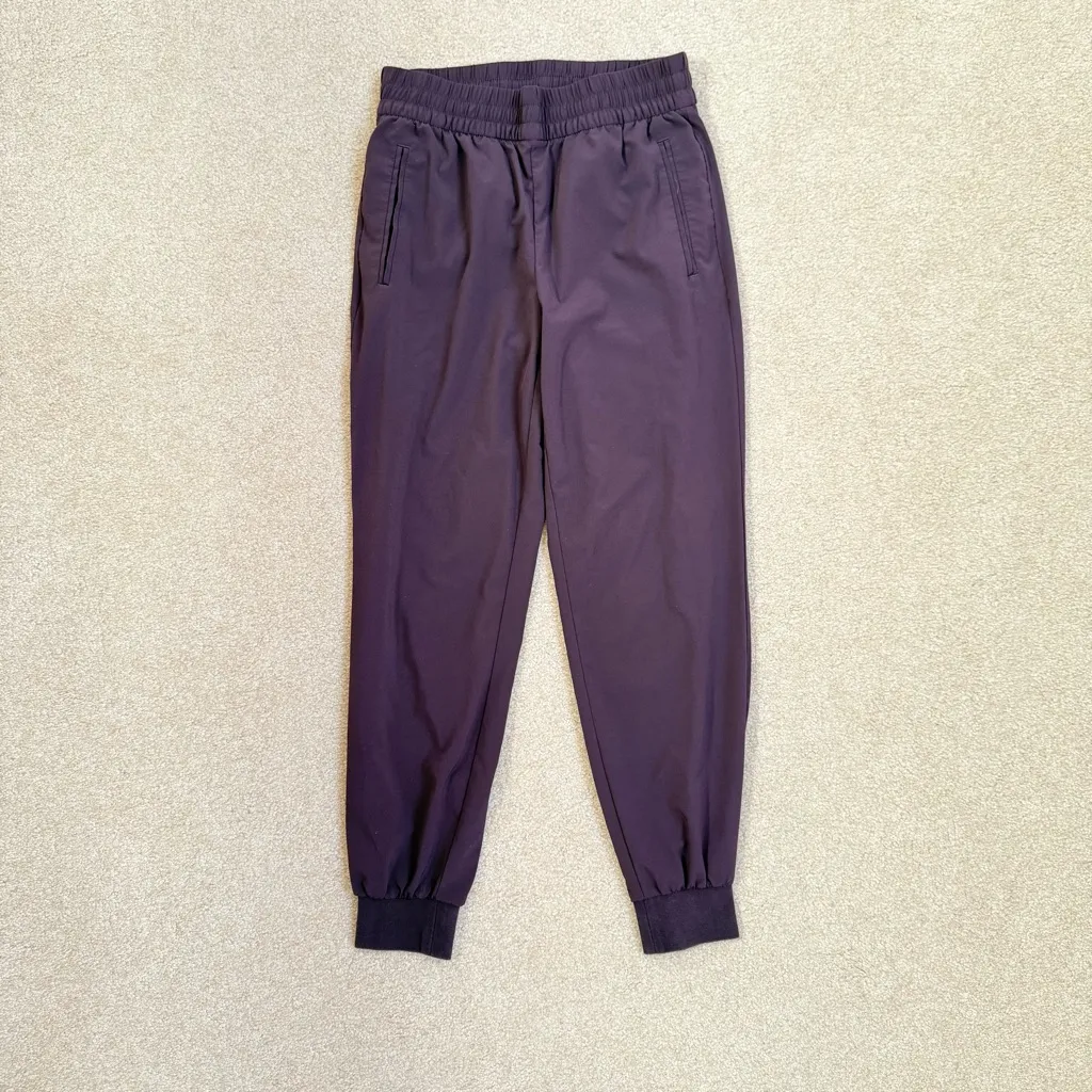 Banana Republic Airstretch Purple Jogger Pants XXS Petite - Image 2