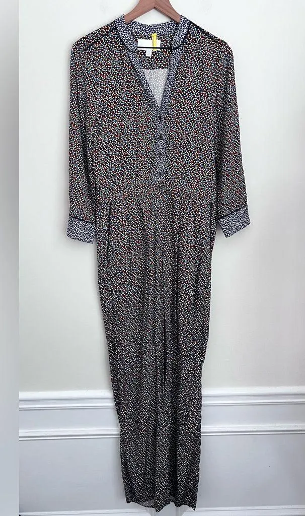 ANTHROPOLOGIE Ett Twa Christene Silken Jumpsuit Jumpsuit long sleeve 4 - Image 3