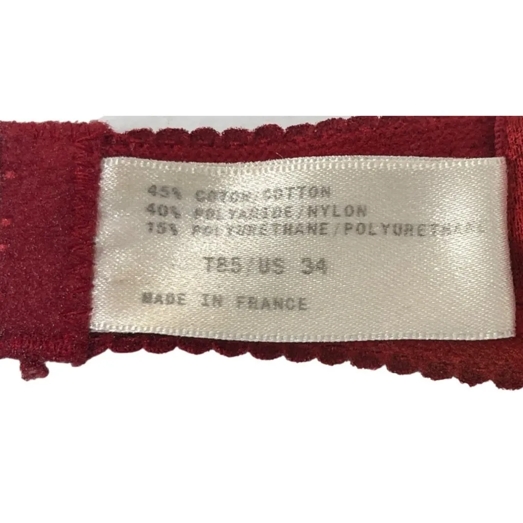 Capucine Red Lace French - Image 3