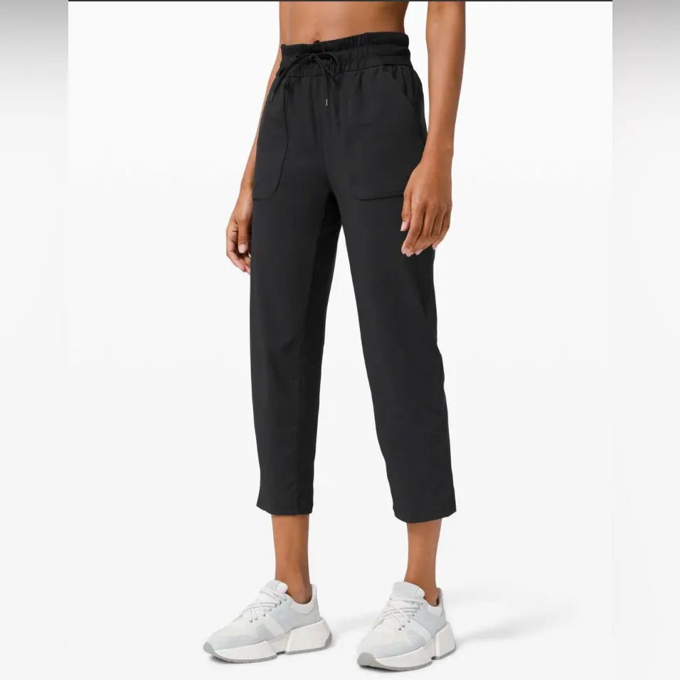 Lululemon Beyond the Studio Crop in Black - Image 2