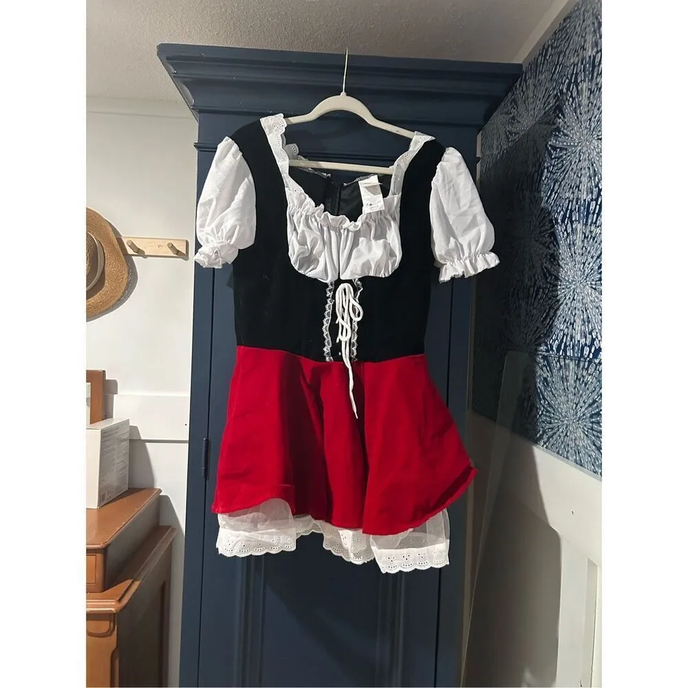 NEW Secret Wishes Little Red Riding Hood Adult Costume M NO CAPE Size M - Image 3