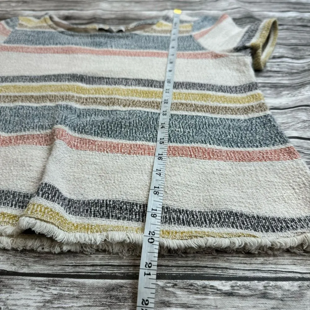 Green Envelope Los Angeles Women's Thick Textured Causal T Tee Shirt L LG Large Blue - Image 10